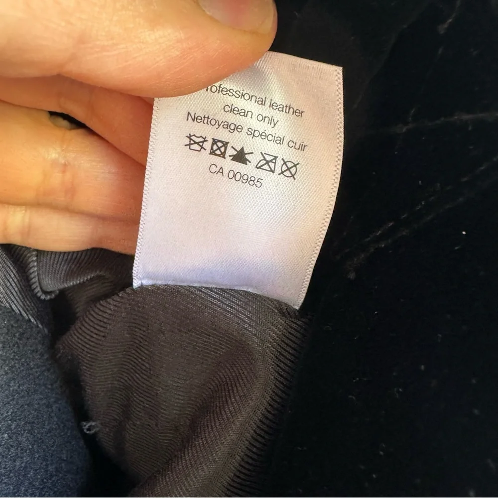 Veronica Beard Black YARA DOUBLE-BREASTED PEA-COAT JACKET with Velvet Hem Size 0 - Picture 8 of 8